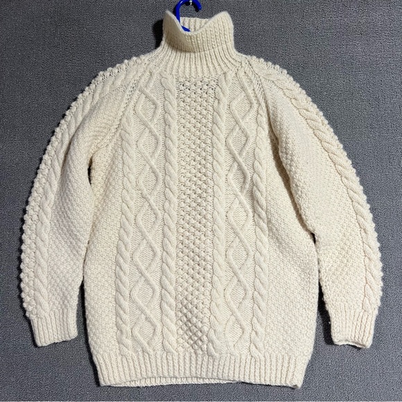 Womens M Wool Sweater Turtleneck Knit - Picture 1 of 9